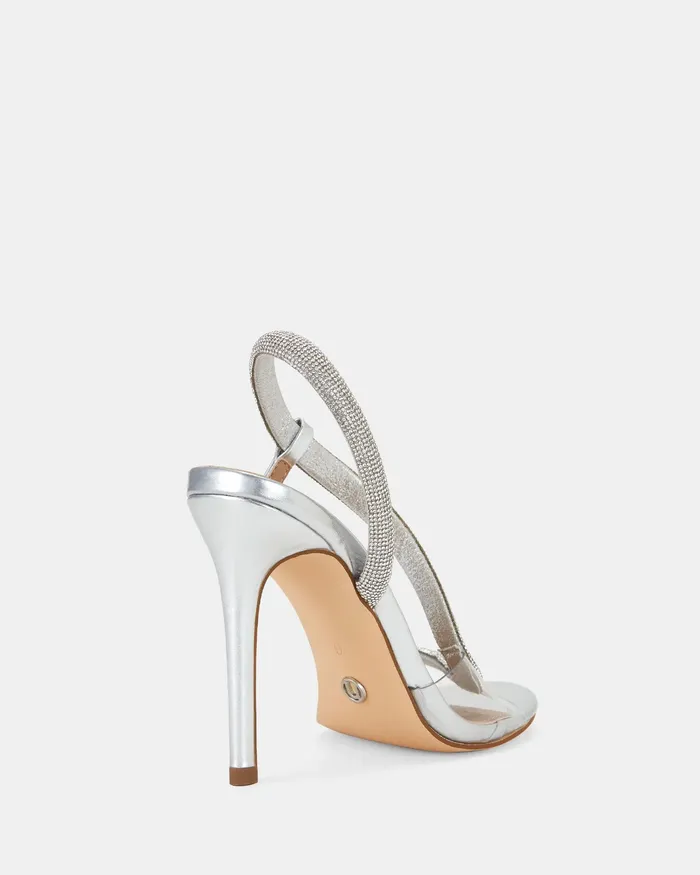 Women YASHA SILVER Stilettos NOVO Shoes