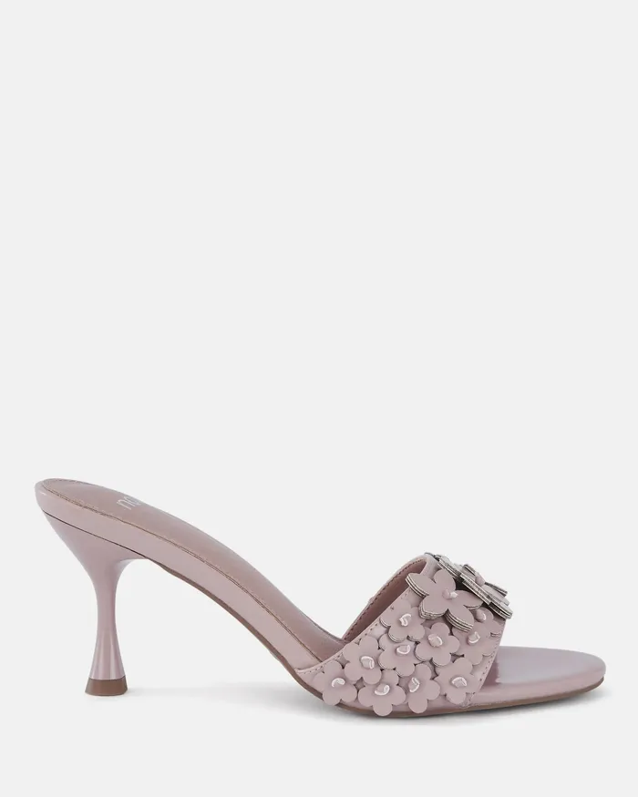 Women YEARNING PEACH Open Toe Heels Party NOVO Shoes
