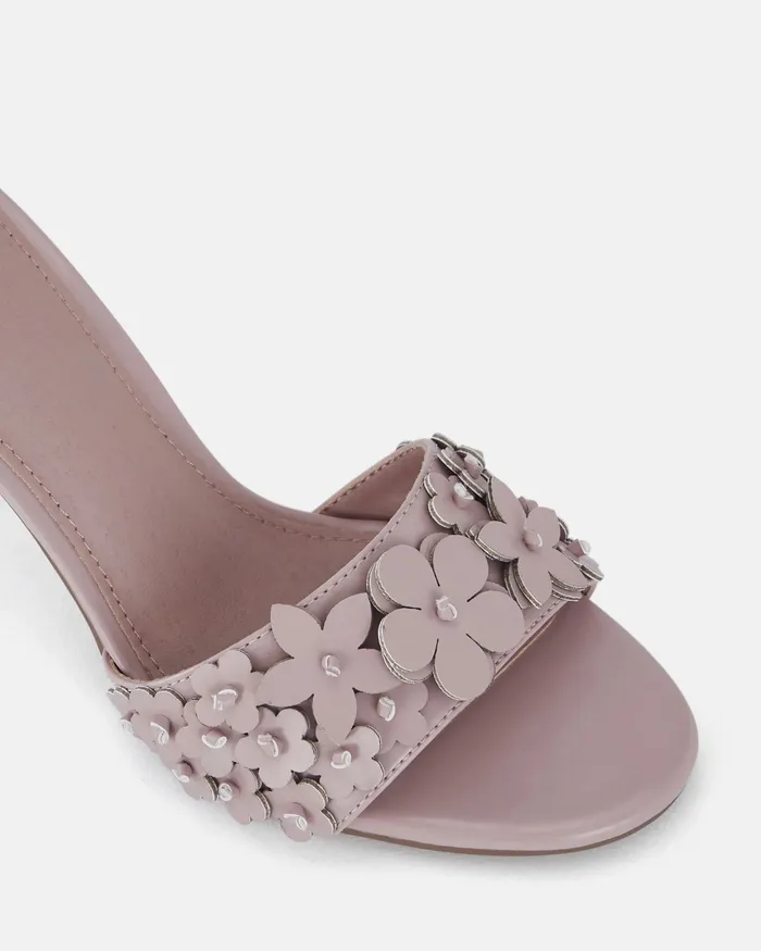 Women YEARNING PEACH Open Toe Heels Party NOVO Shoes