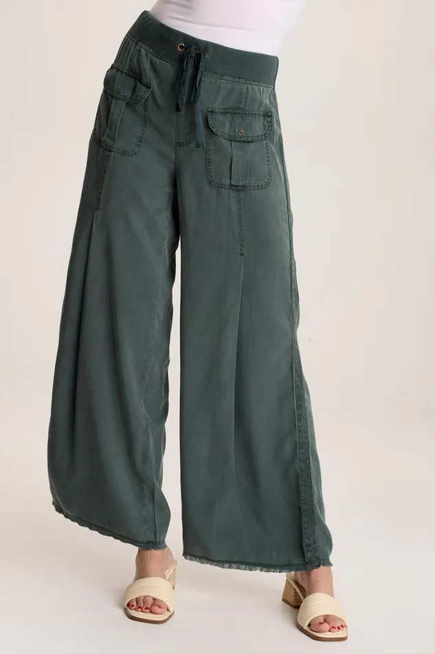 XCVI Loen Twill Wide Leg Pant Women Pants