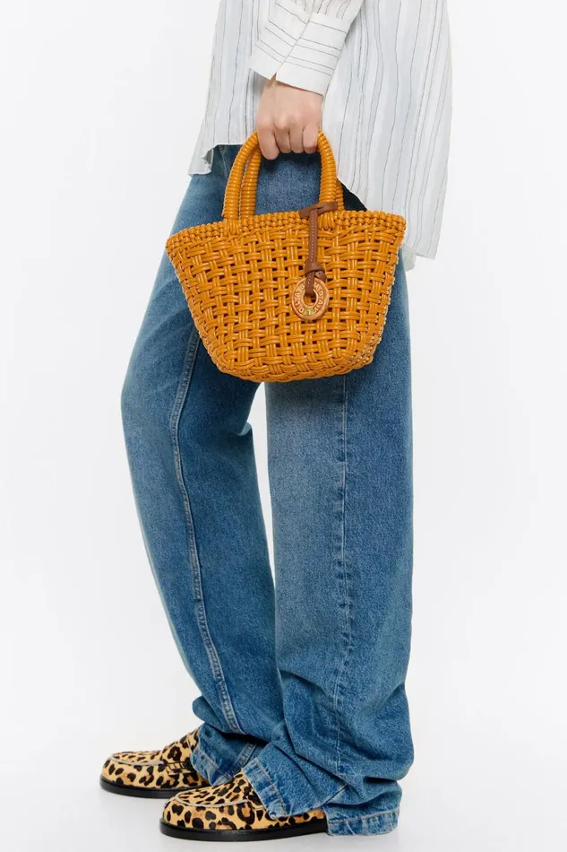Yellow Plaited Shopper Bag Yellow Women Bimba Y Lola Crossbody Bags Yellow Plaited Shopper Bag Yellow Women Bimba Y Lola Crossbody Bags