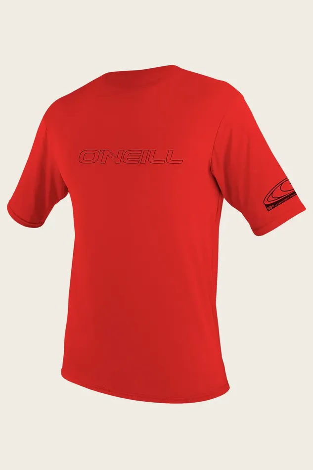 YOUTH BASIC SKINS 50 SS SUN SHIRT Red Kids O039NEILL Youth Wetsuits