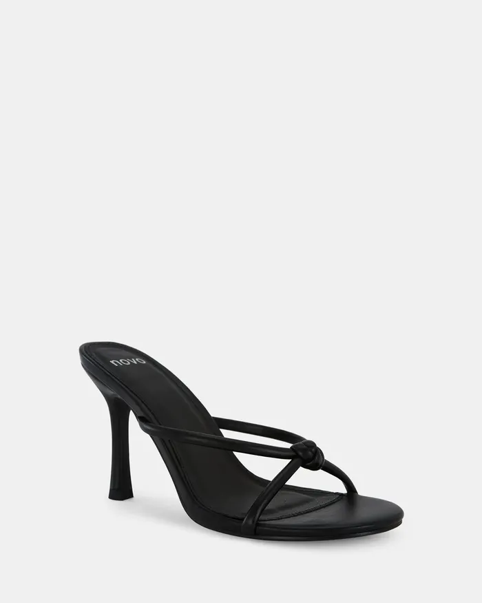 ZABEEN BLACK High Heels Party NOVO Shoes Women