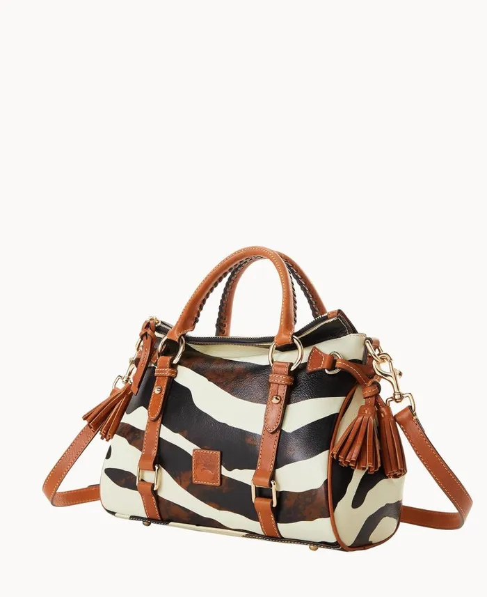 Zebra Leather Satchel Zebra Woman Dooney and Bourke Satchels Zebra Leather Satchel Zebra Woman Dooney and Bourke Satchels